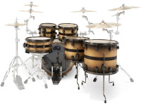 <b>DW Collector's Candy Black Burst Sycamore Ziricote</b> 6-pcs Shell Pack <b>LIMITED EDITION</b> <b>DW Collector's Candy Black Burst Sycamore Ziricote</b> 6-pcs Shell Pack <b>LIMITED EDITION</b>